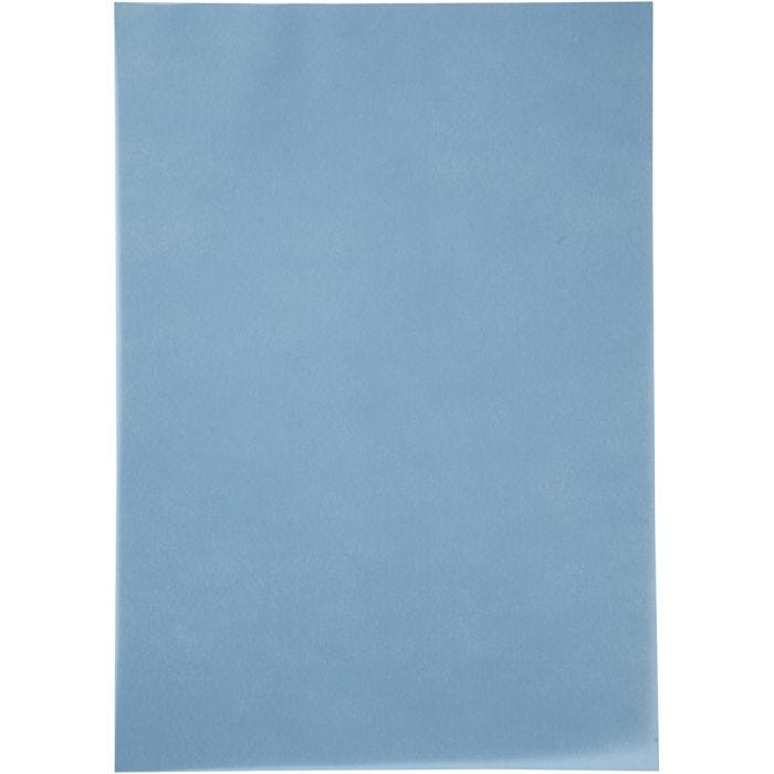 Pergamentpapier, A4, Blatt 210x297 mm, 100 g, Blau, 10 Bl./ 1 Pck