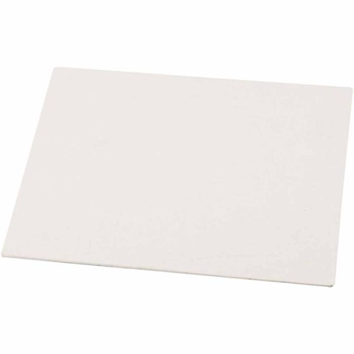 Leinwandplatte, A4, Größe 21x29,7 cm, Dicke 3 mm, 280 g, Weiß, 10Stk/ 1 Pck