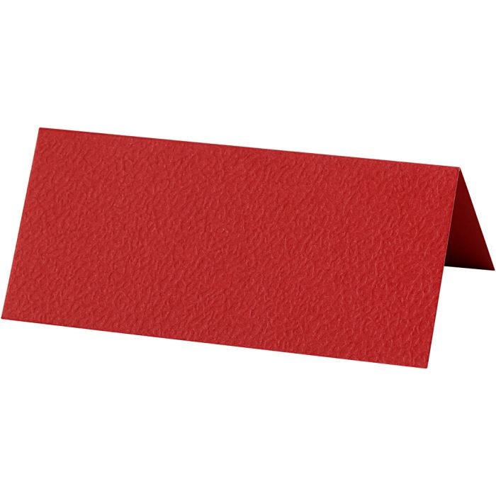 Tischkarten, Größe 9x4 cm, 220 g, Rot, 20Stk/ 1 Pck