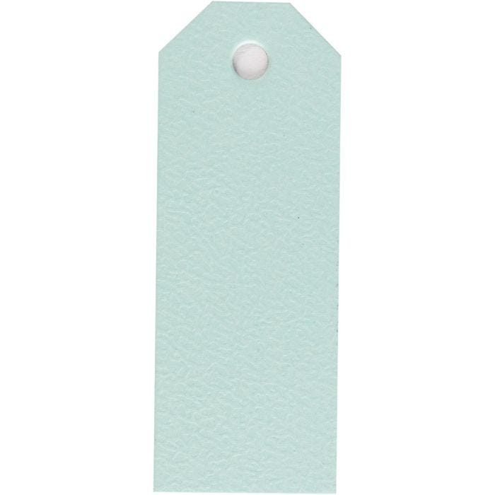 Manila-Anhänger, Größe 3x8 cm, 220 g, Hellblau, 20 Stk/ 1 Pck