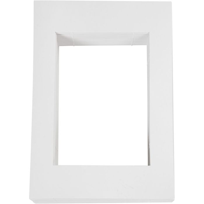 Passepartout-Rahmen, Größe 19,8x28 cm, 500 g, Weiß, 100 Stk/ 1 Pck