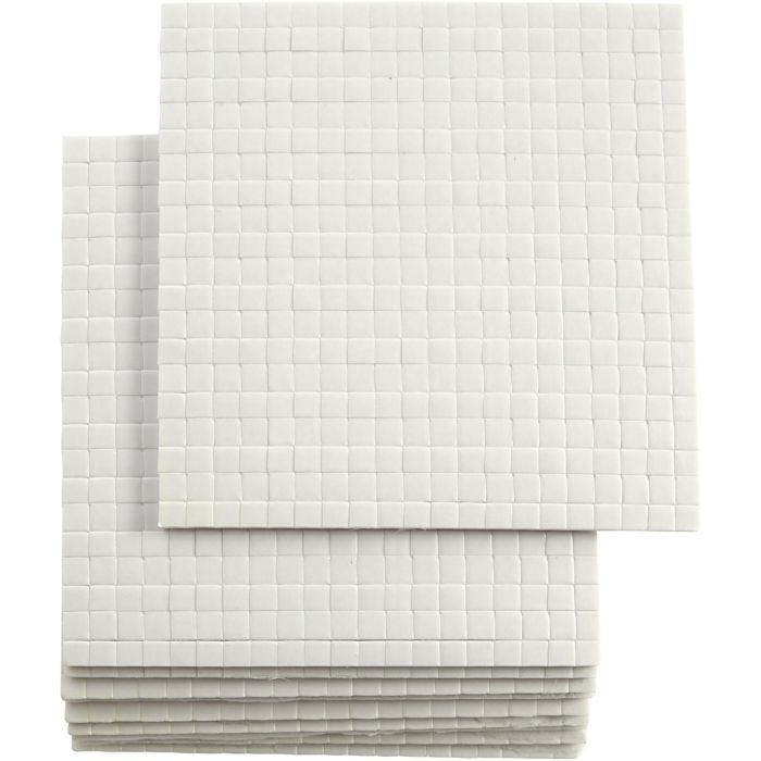 3D-Klebepads, Größe 5x5 mm, Dicke 2 mm, 10x400 Stk/ 1 Pck