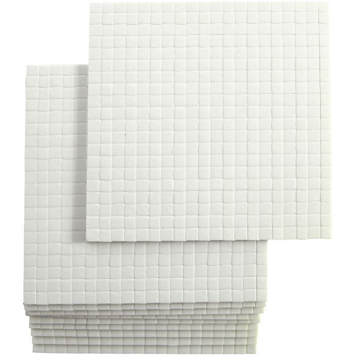 3D-Klebepads, Größe 5x5 mm, Dicke 3 mm, 10x400Stk/ 1 Pck