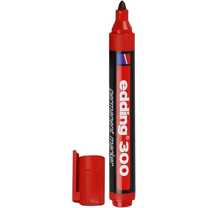 Edding 300 Marker, 1,5-3 mm, Rot, 1 Stk