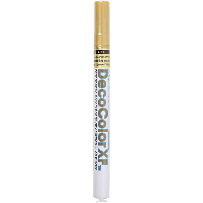 Permanent-Marker, Strichstärke 0,8 mm, Gold, 1 Stk