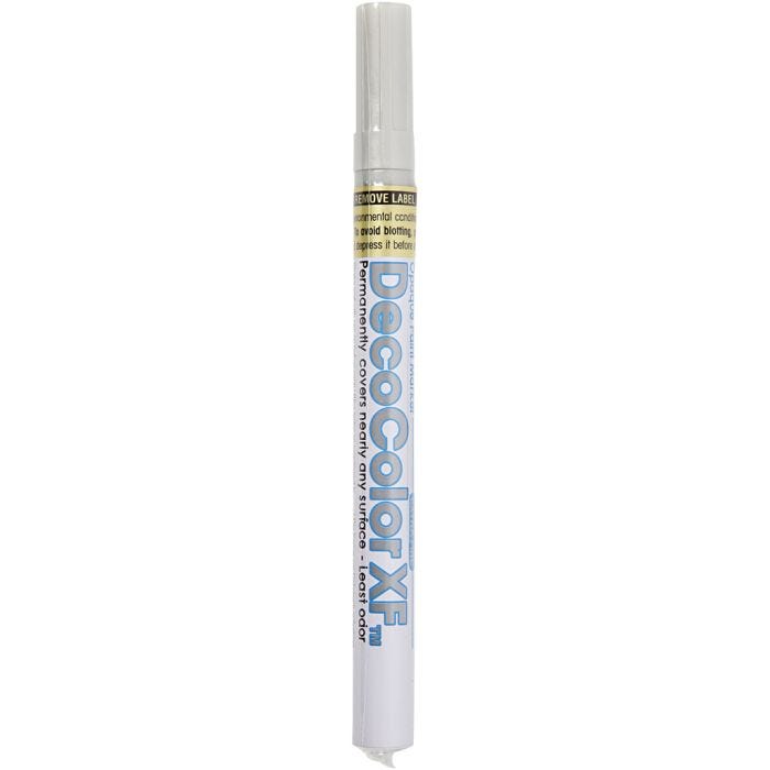 Permanent-Marker, Strichstärke 0,8 mm, Silber, 1 Stk