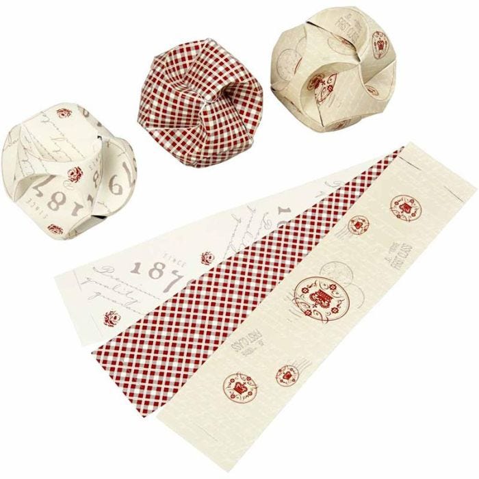 Click Ornaments, D 5 cm, Größe 3,5x8,8 cm, 9Set/ 1 Pck
