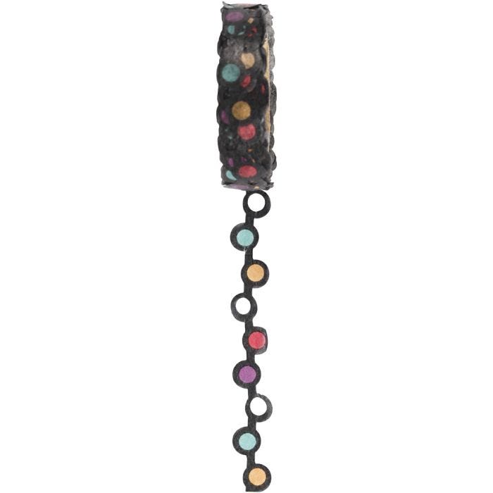 Washi Tape, B 10 mm, 5m/ 1 Rolle