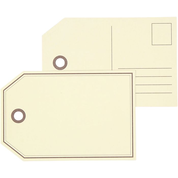 Geschenkeanhänger Postkarte, Größe 15x10 cm, 300 g, 10Stk/ 1 Pck