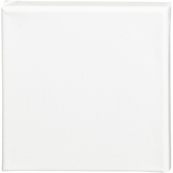 Leinwand, T 1.6 cm, Größe 15x15 cm, 360 g, Weiß, 1 Stk