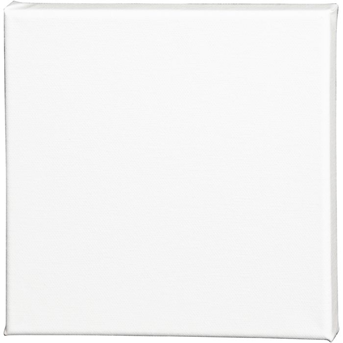 Leinwand, T 1.6 cm, Größe 20x20 cm, 360 g, Weiß, 1 Stk