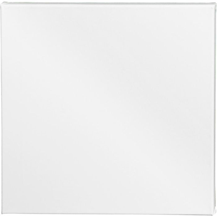 Leinwand, T 1.6 cm, Größe 40x40 cm, 360 g, Weiß, 10Stk/ 1 Pck