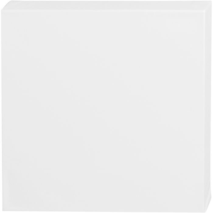 Leinwand, T 3,7 cm, Größe 30x30 cm, 360 g, Weiß, 1 Stk