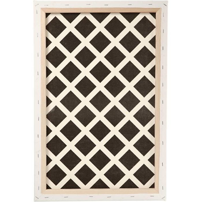 Leinwand, T 1,7 cm, Größe 40x60 cm, 360 g, Weiß, 1 Stk