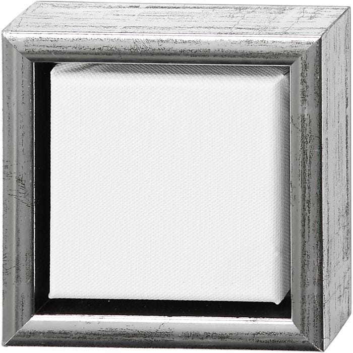 Leinwand mit Holzrahmen, Größe 10x10 cm, 360 g, Sortierte Farben, 1 Stk
