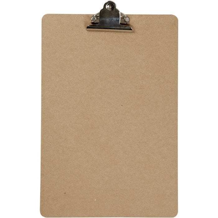 Clipboard, A4, Größe 23x34x0,3 cm, 1 Stk