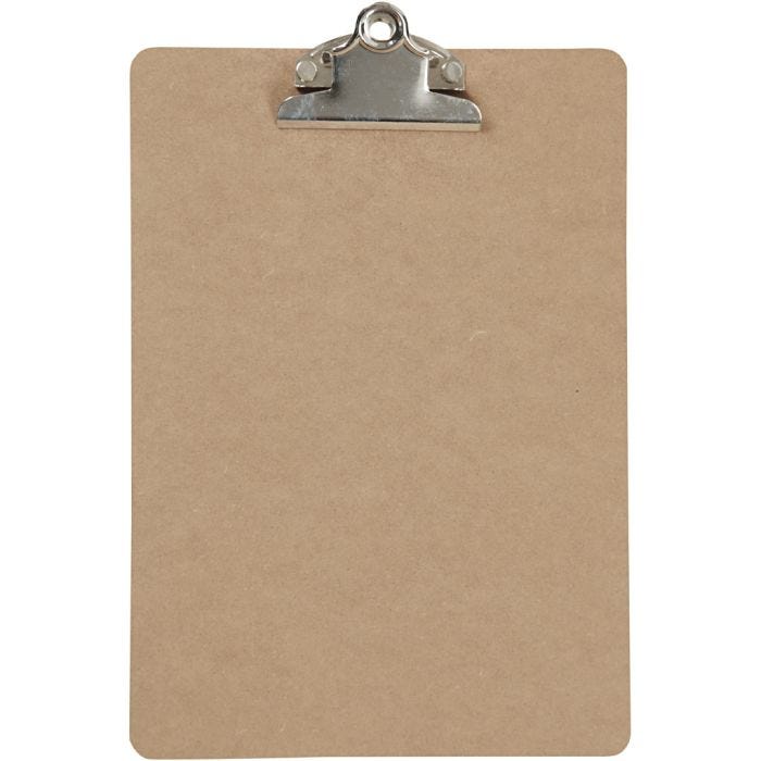 Clipboard, A5, Größe 19x27x0,3 cm, 1 Stk