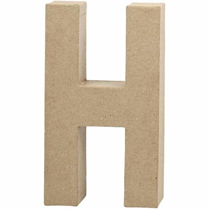 Buchstaben, H, H 20,2 cm, B 11,2 cm, Dicke 2,5 cm, 1 Stk