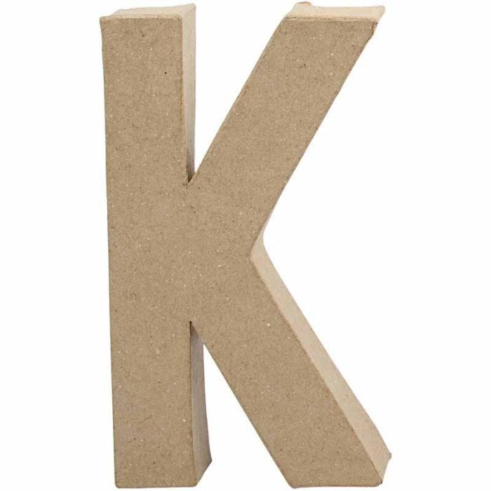 Buchstaben, K, H 20,3 cm, B 11,5 cm, Dicke 2,5 cm, 1 Stk