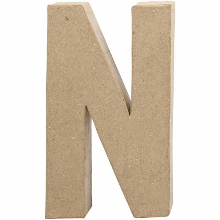 Buchstaben, N, H 20,2 cm, B 11,5 cm, Dicke 2,5 cm, 1 Stk