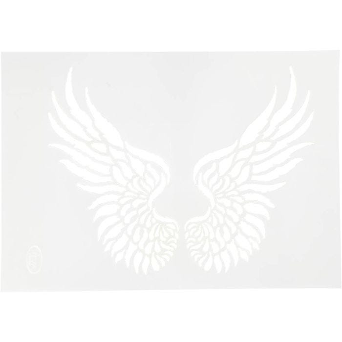 Schablone, Flügel, A4, Blatt 210x297 mm, 1 Stk