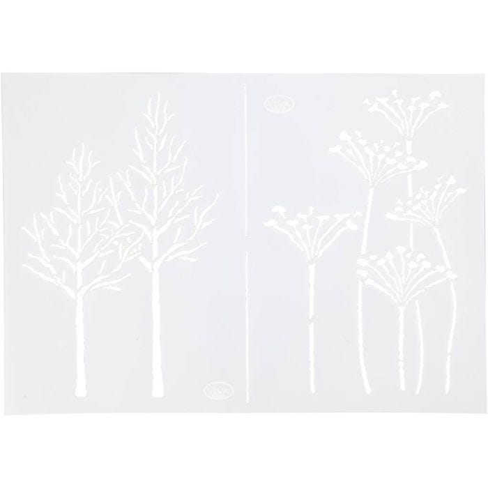 Schablone, Herbst, A4, Blatt 210x297 mm, 1 Stk