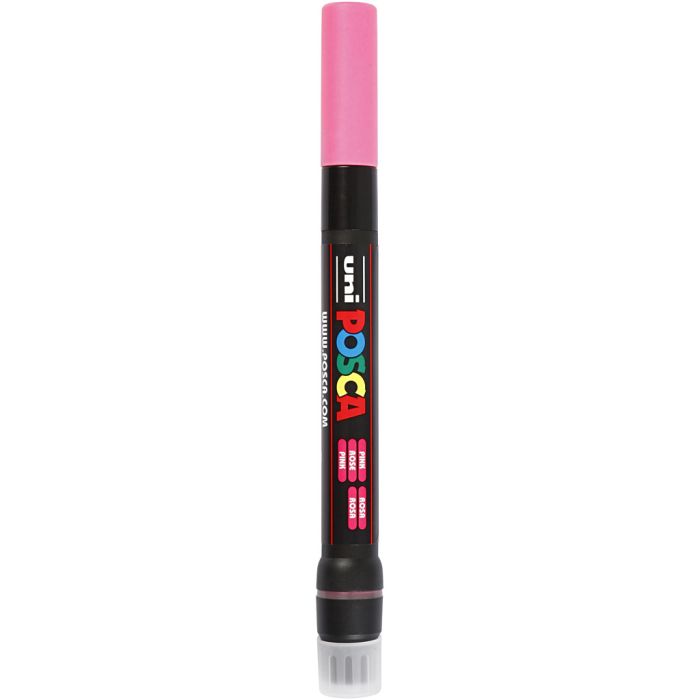 Posca Marker , Nr. PCF350, Strichstärke 1-10 mm, Pinsel, Pink, 1 Stk