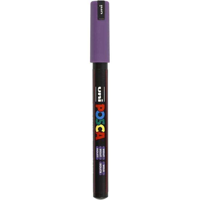 Posca Marker , Nr. PC-1MR, Strichstärke 0,7 mm, extrafein, Violett, 1 Stk