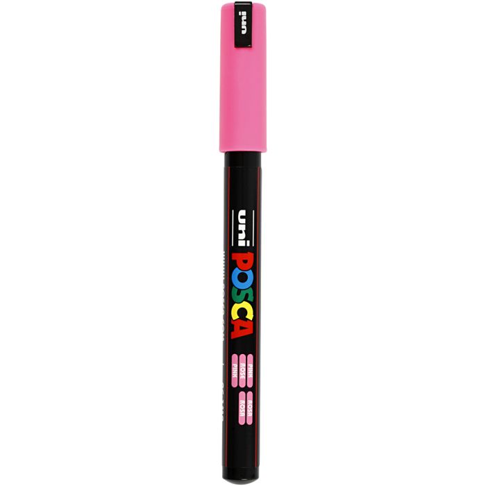 Posca Marker , Nr. PC-1MR, Strichstärke 0,7 mm, extrafein, Pink, 1 Stk