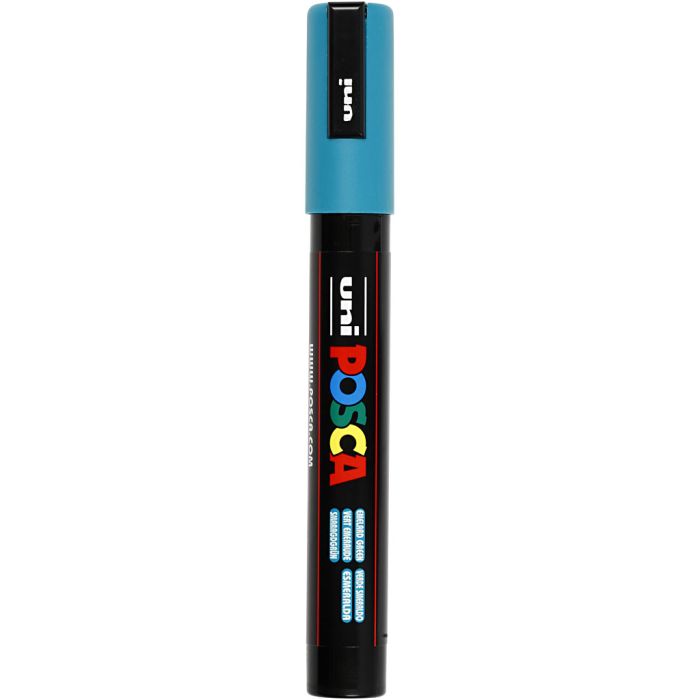 Posca Marker , Nr. PC-5M, Strichstärke 2,5 mm, Medium, Smaragdgrün, 1 Stk