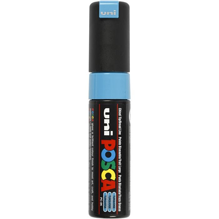 Posca Marker , Nr. PC-8K, Strichstärke 8 mm, breit, Türkis, 1 Stk