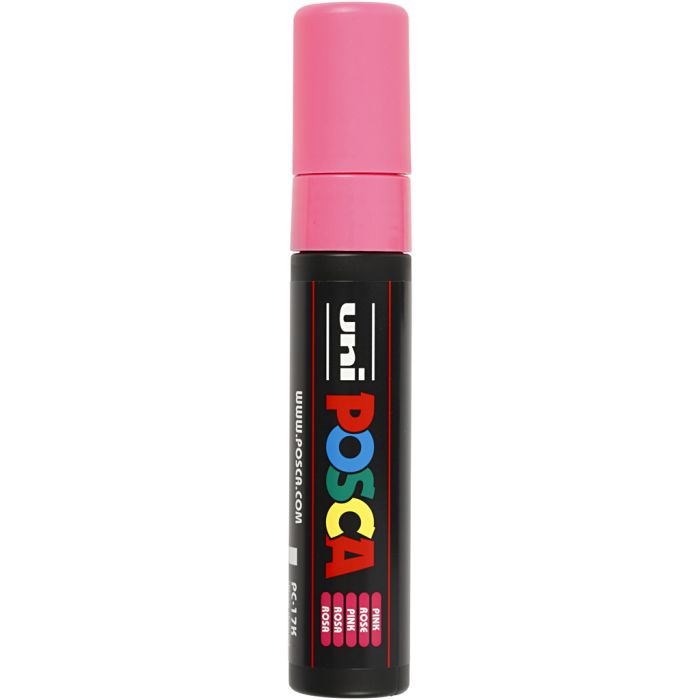 Posca Marker , Nr. PC-17K, Strichstärke 15 mm, extrabreit, Pink, 1 Stk