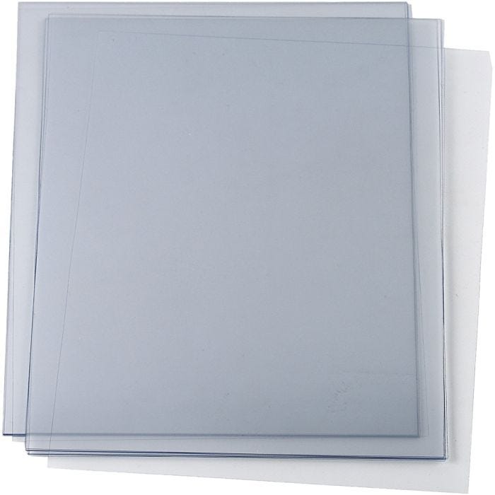 Hartfolie, A4, Blatt 210x297 mm, Dicke 190 my, 5 Bl./ 1 Pck