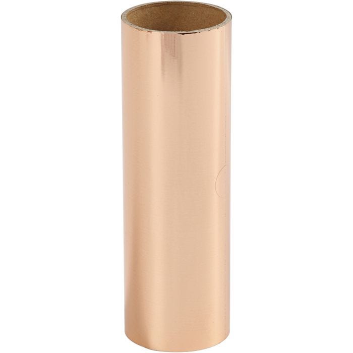 Dekofolie, B 15,5 cm, Dicke 0,02 mm, Rosa gold, 50 cm/ 1 Rolle