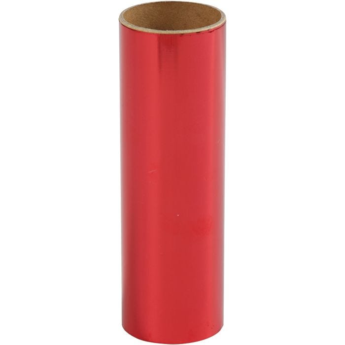 Dekofolie, B 15,5 cm, Dicke 0,02 mm, Rot, 50 cm/ 1 Rolle