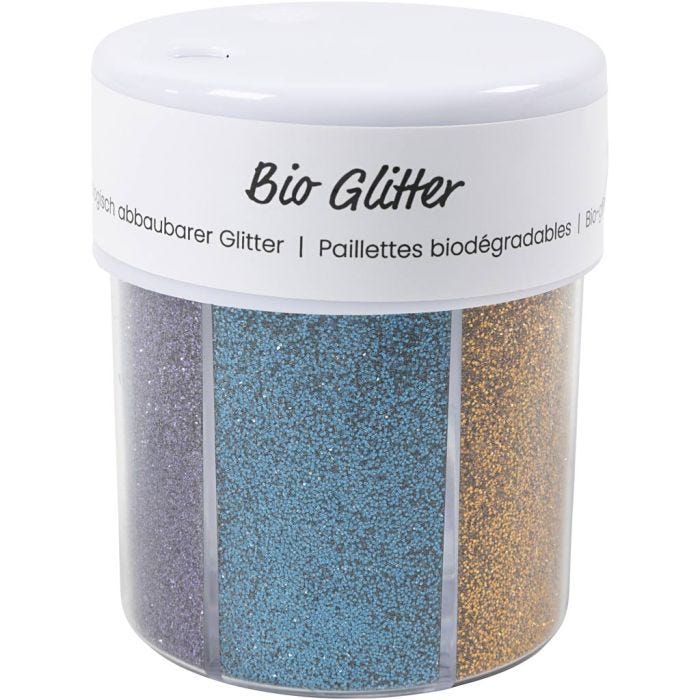 Bio Sparkles, Sortierte Farben, 6x28ml/ 1 Dose