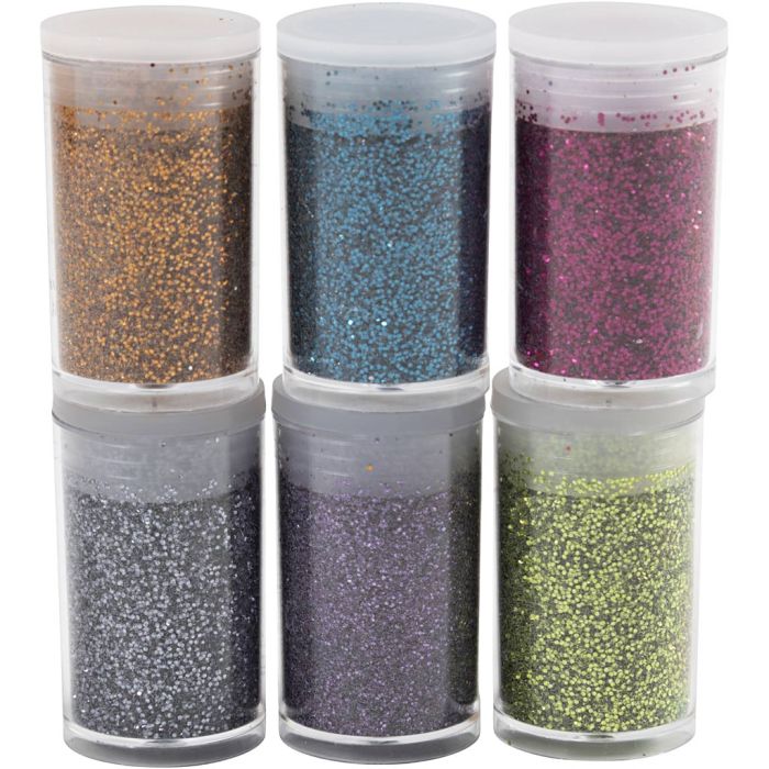 Bio Sparkles, Sortierte Farben, 6x7 ml/ 1 Pck