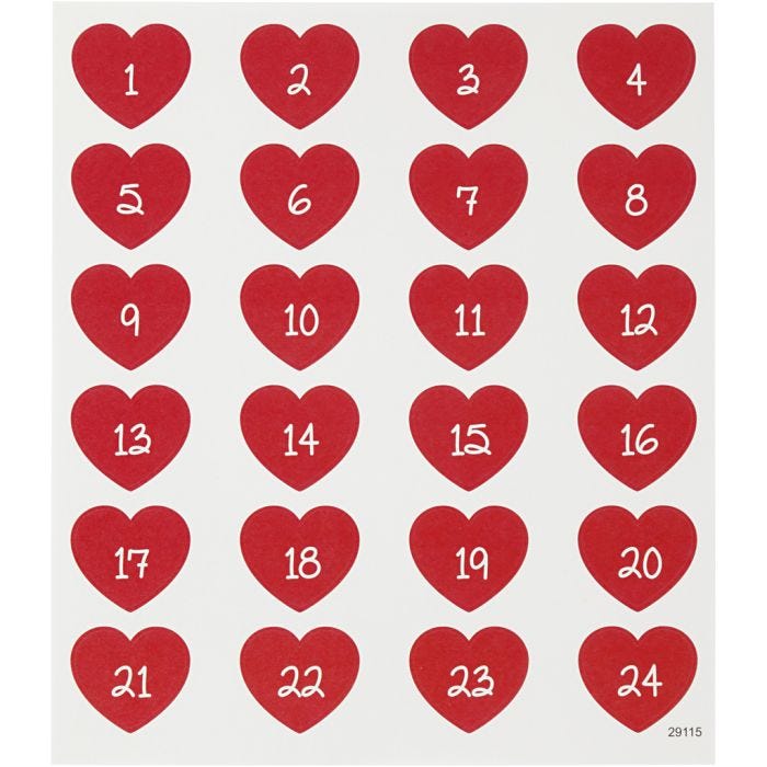 Sticker, Blatt 15x16,5 cm, 1 Bl.