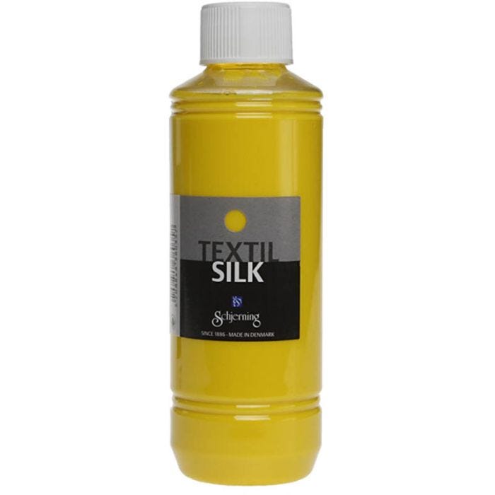 Textil Silk Farbe , Zitronengelb, 250 ml/ 1 Fl.