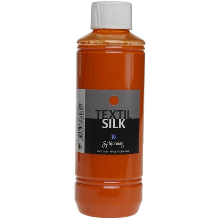 Textil Silk Farbe , Orange, 250 ml/ 1 Fl.