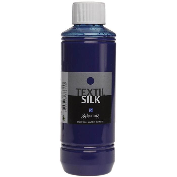 Textil Silk Farbe , Königsblau, 250 ml/ 1 Fl.