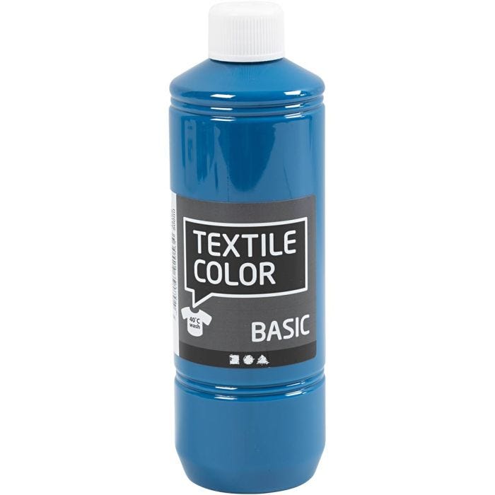 Textilfarbe, Türkisblau, 500 ml/ 1 Fl.