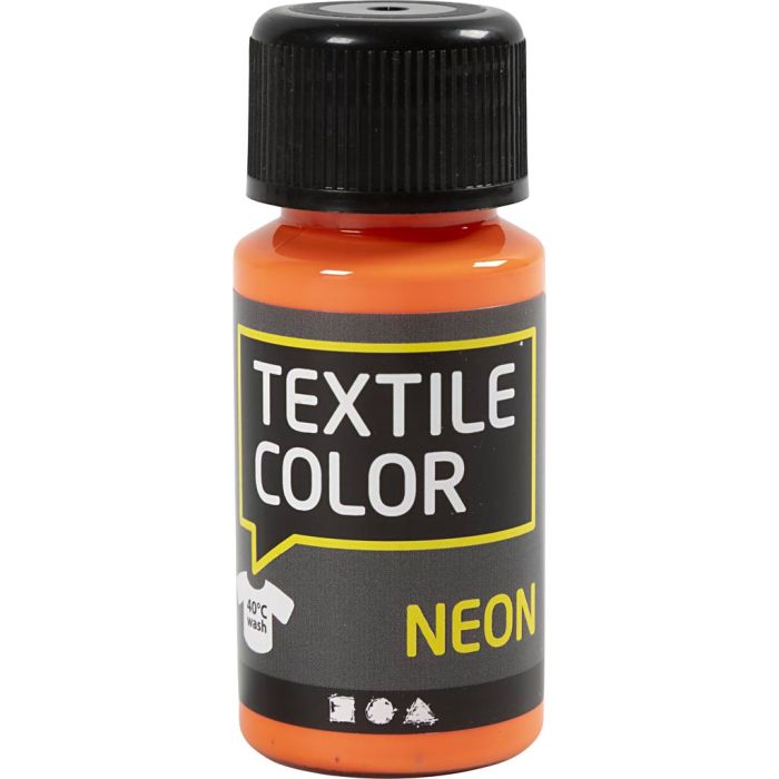 Textilfarbe, Neonorange, 50 ml/ 1 Fl.