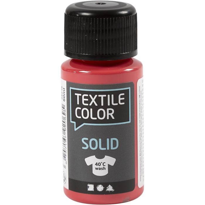 Textile Solid, Deckend, Rot, 50 ml/ 1 Fl.