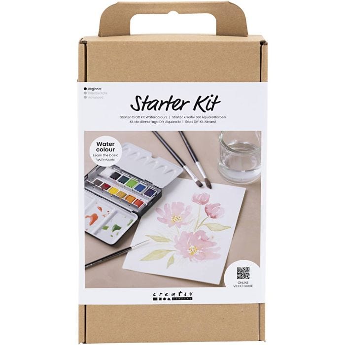 Starter Kreativ Set Aquarellfarben, 1 Pck