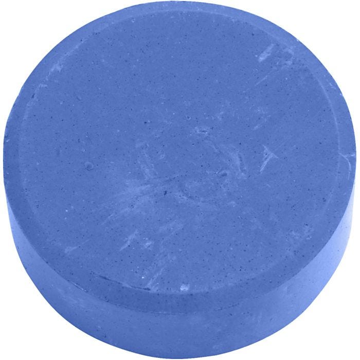 Aquarellfarben, H 19 mm, D 57 mm, Blau, 6 Stk/ 1 Pck