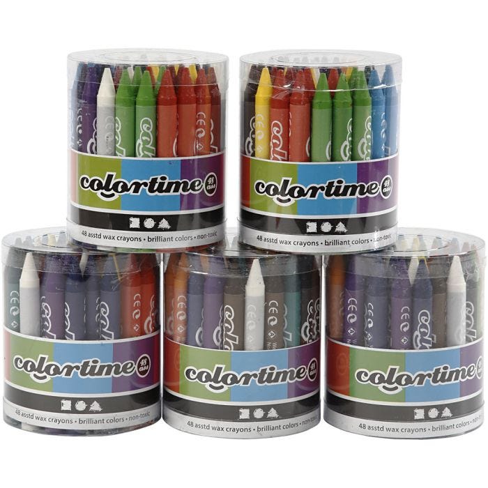 Colortime Farbkreide, 5x48 sort./ 1 Set