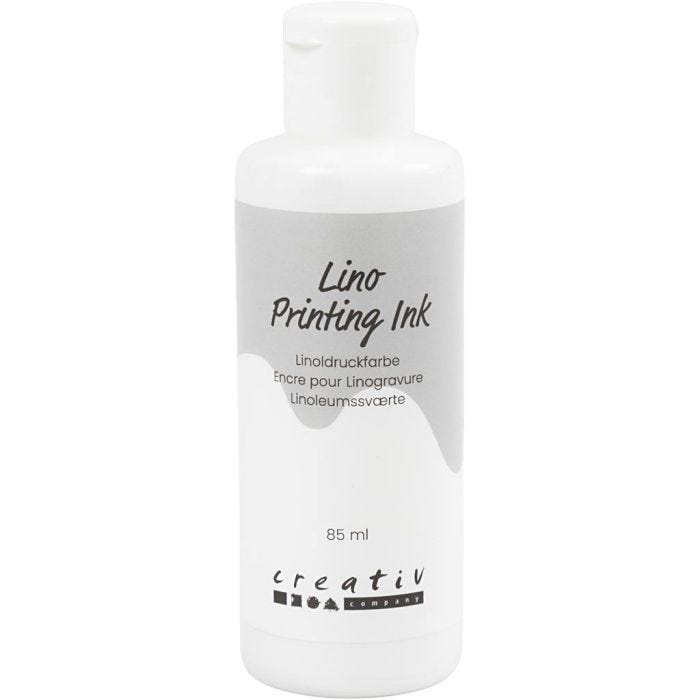 Linoldruckfarbe, Weiß, 85 ml/ 1 Fl.