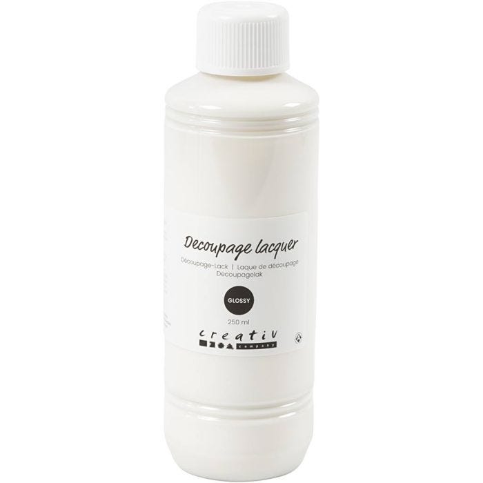Découpage-Lack, Glänzend, 250 ml/ 1 Fl.