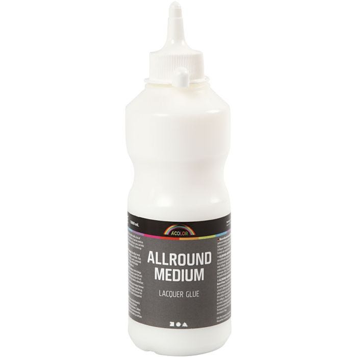 Allround Medium Klebelack, 500 ml/ 1 Fl.